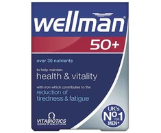 Vitabiotics Wellman 50+ maisto papildas vyrams nuo 50, 30 tablečių