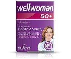 Vitabiotics Wellwoman 50+ tabletės N30