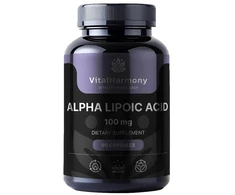 Pagaminta ES pagal SIA MatrixSoftLabs užsakymą (Latvija) VitalHarmony Alpha Lipoic Acid – 90 kapsulių
