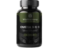 Pagaminta ES pagal SIA MatrixSoftLabs užsakymą (Latvija) VitalHarmony Omega 3-6-9 - 90 kapsulių