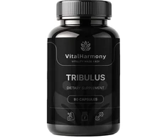 Pagaminta ES pagal SIA MatrixSoftLabs užsakymą (Latvija) VitalHarmony Tribulus – 90 kapsulių