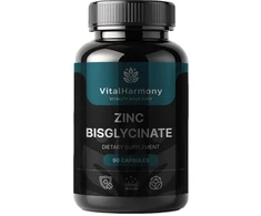 VitalHarmony Cinko bisglicinatas - 90 kapsulių