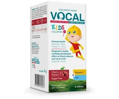 VOCAL Kids čiulpiamieji pastilės su vyšnių skoniu N6