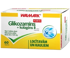 WALMARK Gliukozamino Forte + kolageno II tabletės N60