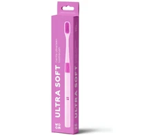 Woom Ultra Soft Ultraclean Deep Cleaning Rožinis dantų šepetėlis