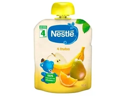 "Nestle" 3x "Nestlé" 4 vaisių tyrelė 90g