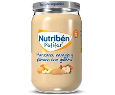 Nutribén Obuolių, apelsinų, bananų, bananų ir sausainių Potito 235g