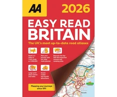 KNYGA AA PUBLISHING AA Easy Read Atlas Britain 2026