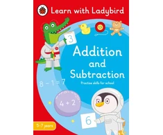 KNYGA Addition and Subtraction: A Learn with Ladybird Activity Book 5-7 metai