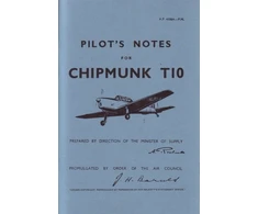 KNYGA Air Ministry Chipmunk T10 Pilot's Notes
