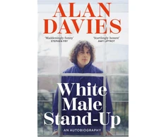 KNYGA Alan Davies Baltas Male Stand-Up
