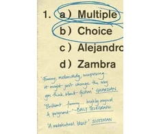KNYGA Alejandro Zambra Multiple Choice