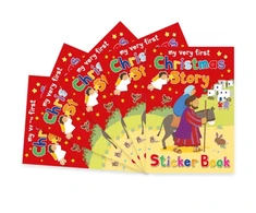 KNYGA Alex Ayliffe Rock Christmas Story Sticker Book: Pack of 5