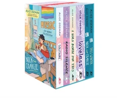 KNYGA Alice Oseman Six-Book Collection Box Set (Solitaire, Radio Silence, I Was Born For This, Loveless, Nick and Charlie, This Winter)