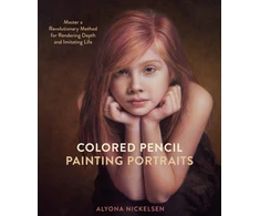 KNYGA Alyona Nickelsen Colored Pieštukas Painting Portraits