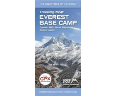 KNYGA Andrew Mccluggage Everest Base Camp Trekking Map