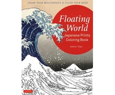 KNYGA Andrew Vigar Floating World Japanese Prints Coloring Book