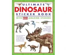 KNYGA Armadillo Press Ultimate Dinosaur Sticker Book, with 100 amazing stickers