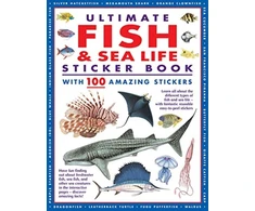 KNYGA Armadillo Press Ultimate Fish &amp; Sea Life Sticker Book, with 100 amazing stickers