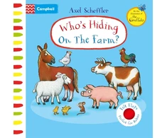 KNYGA Axel Scheffler Who's Hiding On The Farm?, A Felt Flaps Book