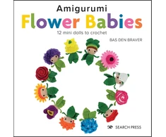 KNYGA Bas Den Brave Amigurumi Flower Babies, 12 Mini Dolls to Crochet