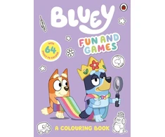 KNYGA Bluey: Fun and Games: A Colouring Book, Official Colouring Book