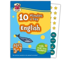 KNYGA Bookshop 10 Minutes a Day English for Ages 5-7 (with over 100 stickers)