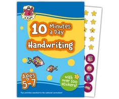 KNYGA Bookshop 10 Minutes a Day Handwriting for Ages 5-7 (with over 100 stickers)