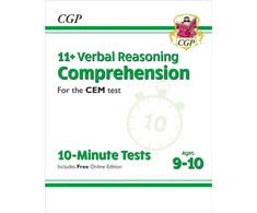 KNYGA Bookshop 11+ CEM 10-Minute Tests: Comprehension - Ages 9-10 (with Online Edition)