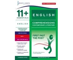 KNYGA Bookshop 11+ Essentials English Comprehensions: Contemporary Literature Book 1
