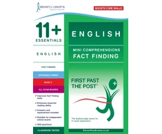 KNYGA Bookshop 11+ Essentials English: Mini-Comprehensions Fact-Finding Book 1