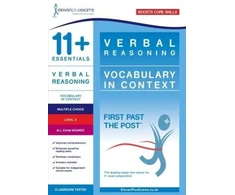KNYGA Bookshop 11+ Essentials Verbal Reasoning: Vocabulary in Context Level 1