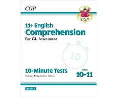 KNYGA Bookshop 11+ GL 10-Minute Tests: English Comprehension - Ages 10-11 Book 2 (with Online Edition)
