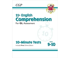 KNYGA Bookshop 11+ GL 10-Minute Tests: English Comprehension - Ages 9-10 (with Online Edition)