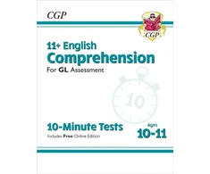 KNYGA Bookshop 11+ GL 10-Minute Tests: English Comprehension - Ages 10-11 Book 1 (with Online Edition)