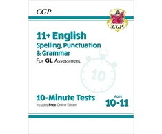 KNYGA Bookshop 11+ GL 10-Minute Tests: English Spelling, Punctuation &amp; Grammar - Ages 10-11 Book 1 (with Online Ed)