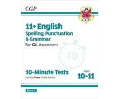 KNYGA Bookshop 11+ GL 10-Minute Tests: English Spelling, Punctuation &amp; Grammar - Ages 10-11 Book 2 (with Online Ed)