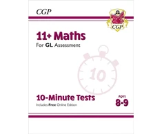 KNYGA Bookshop 11+ GL 10-Minute Tests: Maths - Ages 8-9 (with Online Edition)