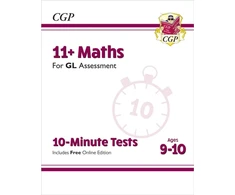 KNYGA Bookshop 11+ GL 10-Minute Tests: Maths - Ages 9-10 (with Online Edition)