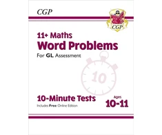 KNYGA Bookshop 11+ GL 10-Minute Tests: Maths Word Problems - Ages 10-11 Book 1 (with Online Edition)
