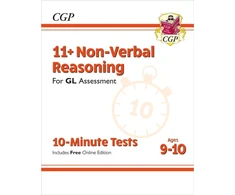 KNYGA Bookshop 11+ GL 10-Minute Tests: Non-Verbal Reasoning - Ages 9-10 (with Online Edition)