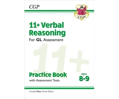 KNYGA Bookshop 11+ GL Verbal Reasoning Practice Book &amp; Assessment Tests - Ages 8-9 (with Online Edition)