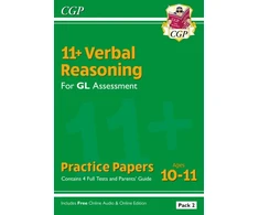 KNYGA Bookshop 11+ GL Verbal Reasoning Practice Papers: Ages 10-11 - Pack 2 (with Parents' Guide &amp; Online Ed)