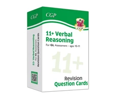 KNYGA Bookshop Cgp Books 11+ GL Verbal Reasoning Revision Question Cards - Ages 10-11