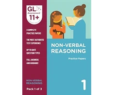 KNYGA Bookshop 11+ Practice Papers Non-Verbal Reasoning Pack 1 (Multiple Choice)
