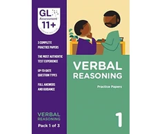 KNYGA Bookshop 11+ Practice Papers Verbal Reasoning Pack 1 (Multiple Choice)