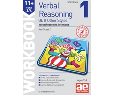 KNYGA Bookshop 11+ Verbal Reasoning Year 3/4 GL &amp; Other Styles Workbook 1
