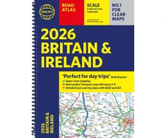 KNYGA Bookshop 2026 Philip’s Road Atlas Britain &amp; Ireland