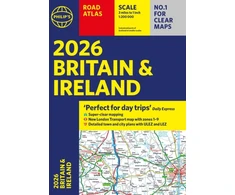 KNYGA Bookshop 2026 Philip’s Road Atlas Britain &amp; Ireland