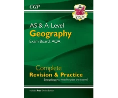 KNYGA Bookshop A-Level and AS Geography: AQA Complete Revision &amp; Practice (with Online Edition)